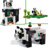 LEGO Minecraft 21245 Le Refuge Panda, Jouet de Maison, avec Figurines Animaux et Squelette