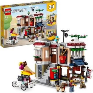 LEGO 31131 Creator 3-en-1 Le Magasin de Nouille du Centre-Ville, Jouet