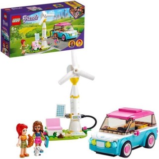 LEGO Friends 41443 La Voiture Electrique d'Olivia, Jeu de construction