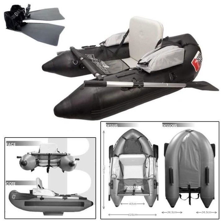 SEVEN BASS - FLOAT TUBE COBRA - Noir