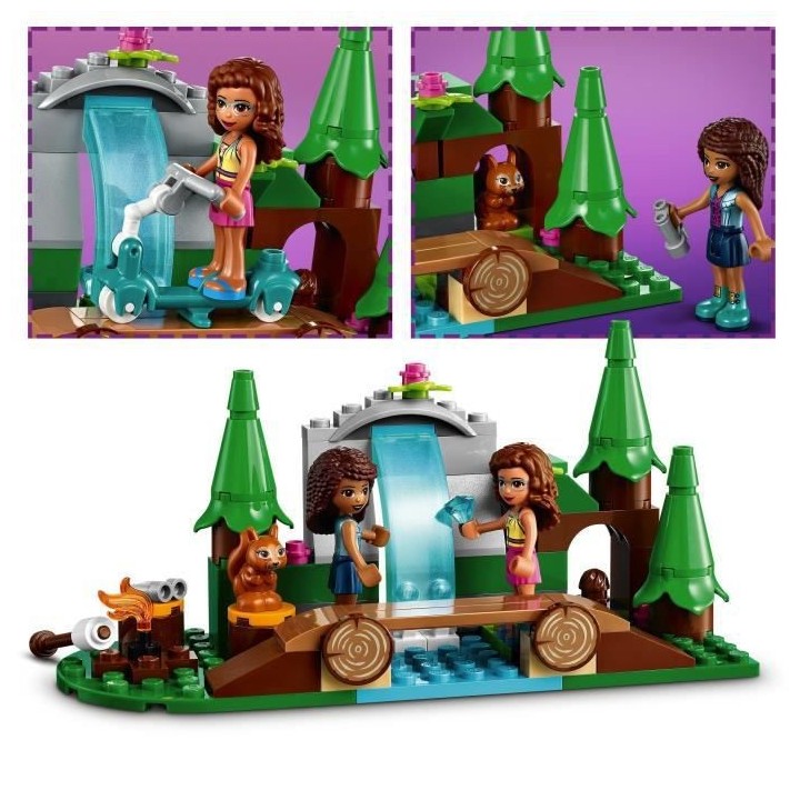 LEGO 41677 Friends La cascade dans la foret – Jeu de Construction av