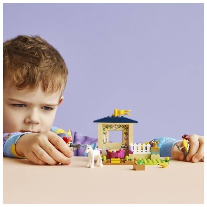 LEGO 41696 Friends L'Écurie de Toilettage du Poney, Jouet avec Cheval