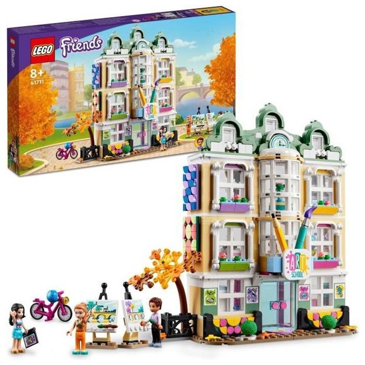 LEGO 41711 Friends L'École d'Art d'Emma, Jouet Éducatif, Peinture, P