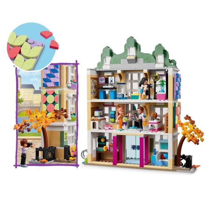 LEGO 41711 Friends L'École d'Art d'Emma, Jouet Éducatif, Peinture, P