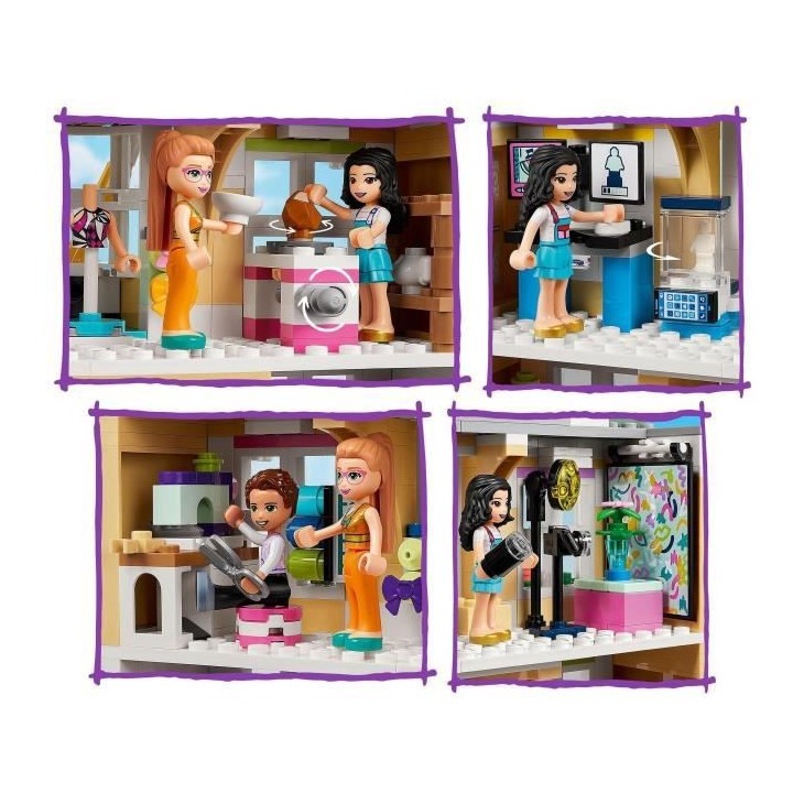 LEGO 41711 Friends L'École d'Art d'Emma, Jouet Éducatif, Peinture, P