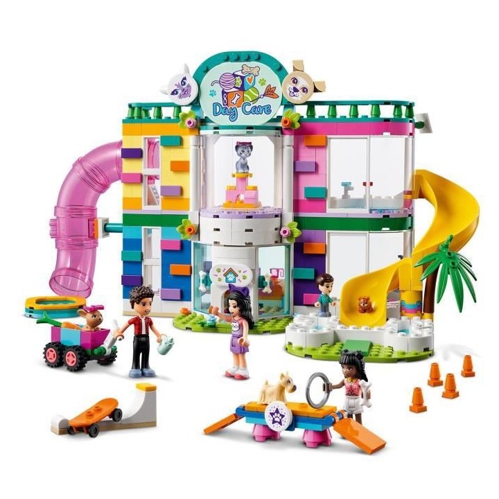 LEGO 41718 Friends La Garderie Des Animaux, Heartlake City, Jouet 7 An