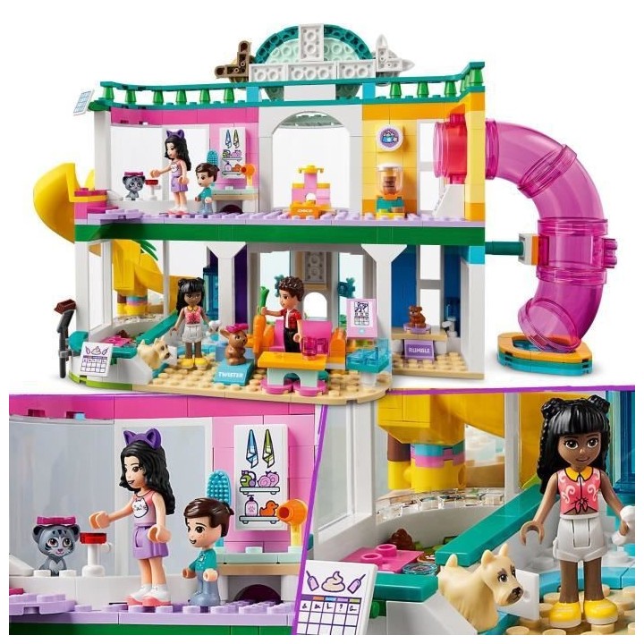 LEGO 41718 Friends La Garderie Des Animaux, Heartlake City, Jouet 7 An