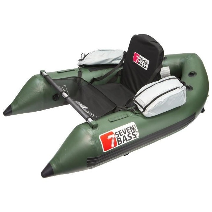SEVEN BASS FLOAT TUBE - SKULLWAY 1.70M - Hybrid Line - Vert - (1,70M)