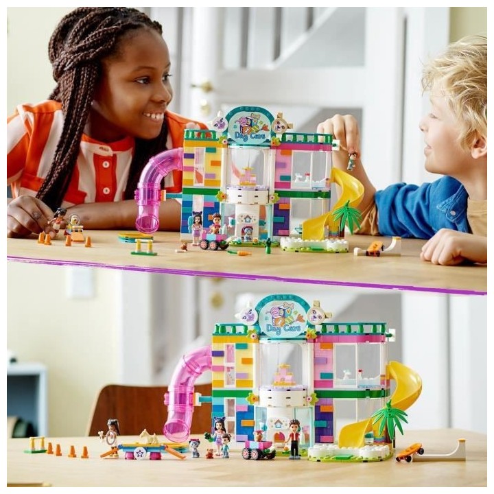 LEGO 41718 Friends La Garderie Des Animaux, Heartlake City, Jouet 7 An