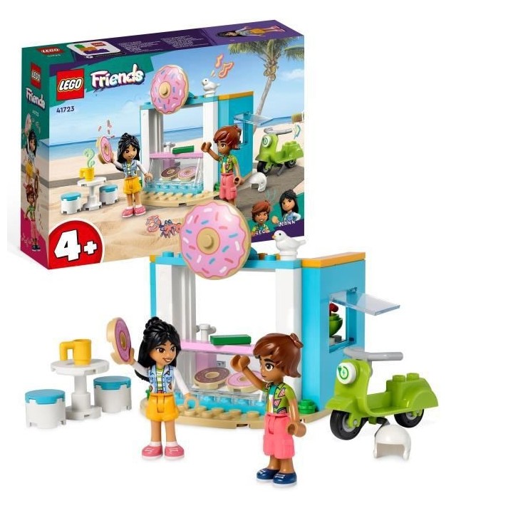 LEGO Friends 41723 La Boutique de Donuts, Jouet Enfants 4 Ans, Mini-Po