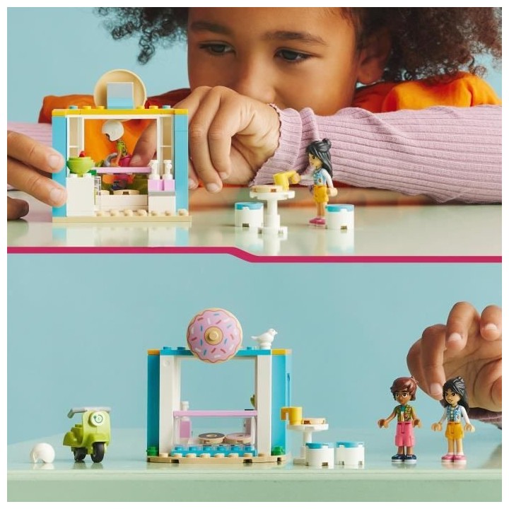 LEGO Friends 41723 La Boutique de Donuts, Jouet Enfants 4 Ans, Mini-Po