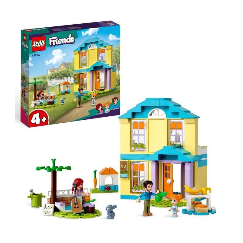 LEGO Friends 41724 La Maison de Paisley, Jouet Enfants 4 Ans, avec Accessoires, et Mini-Poupées