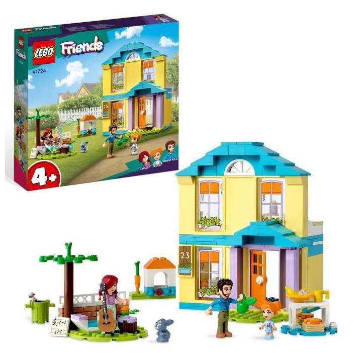 LEGO Friends 41724 La Maison de Paisley, Jouet Enfants 4 Ans, avec Acc