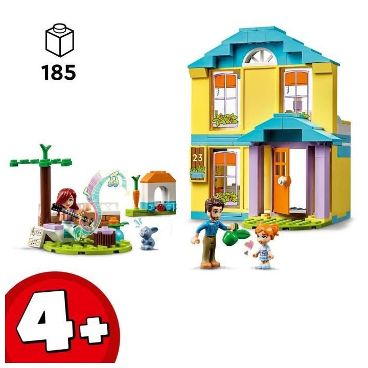 LEGO Friends 41724 La Maison de Paisley, Jouet Enfants 4 Ans, avec Acc