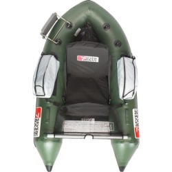 SEVEN BASS FLOAT TUBE - SKULLWAY 1.70M - Hybrid Line - Vert - (1,70M) - avec support moteur