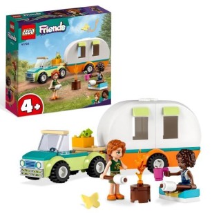 LEGO Friends 41726 Les Vacances en Caravane, Jouet Camping-Car avec Vo