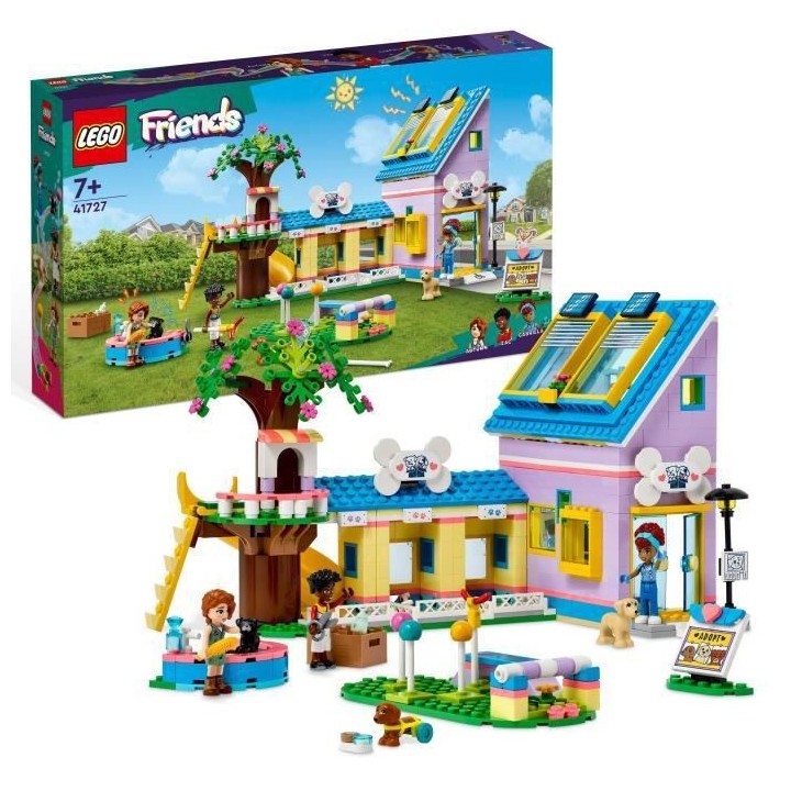 LEGO Friends 41727 Le Centre de Sauvetage Canin, Jouet Vétérinaire,