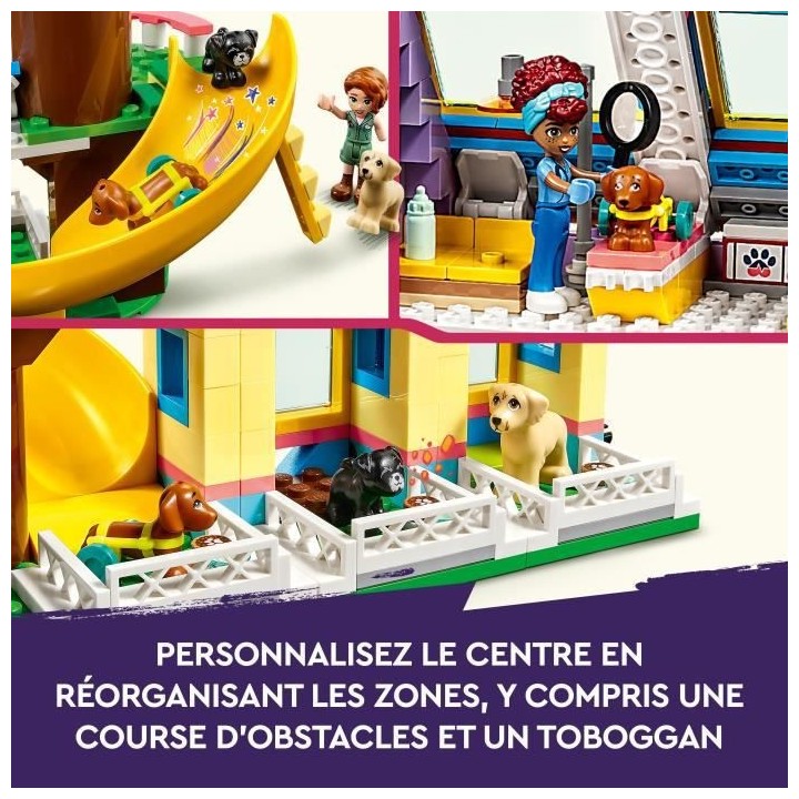 LEGO Friends 41727 Le Centre de Sauvetage Canin, Jouet Vétérinaire,