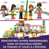 LEGO Friends 41729 L'Épicerie Biologique, Jouet Supermarché, avec Camion & Mini-Poupées