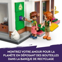 LEGO Friends 41729 L'Épicerie Biologique, Jouet Supermarché, avec Camion & Mini-Poupées