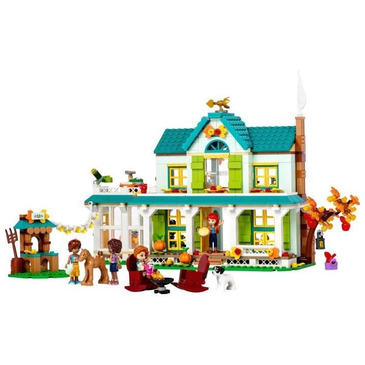 LEGO Friends 41730 La Maison d'Autumn, Jouet Animaux, Maison de Poupé