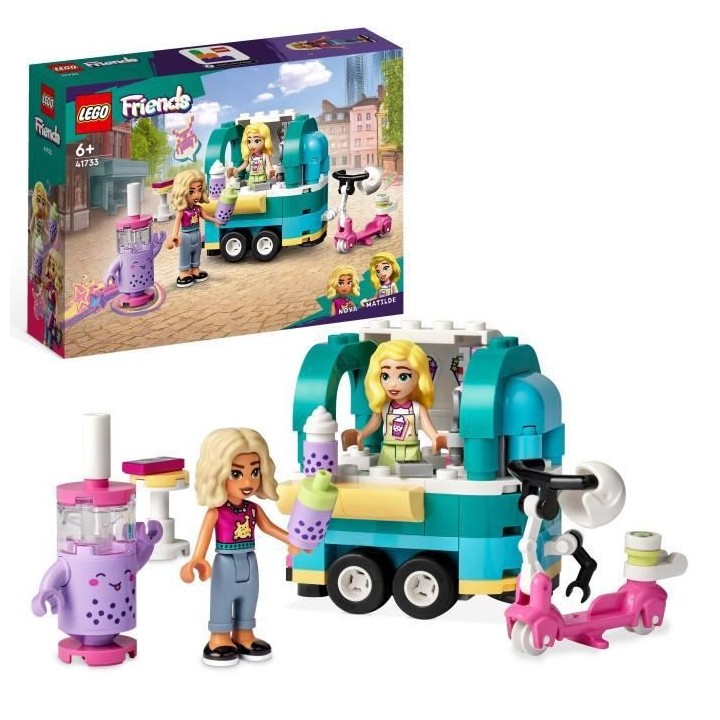 LEGO Friends 41733 La Boutique Mobile de Bubble Tea, Jouet Enfants 6 A