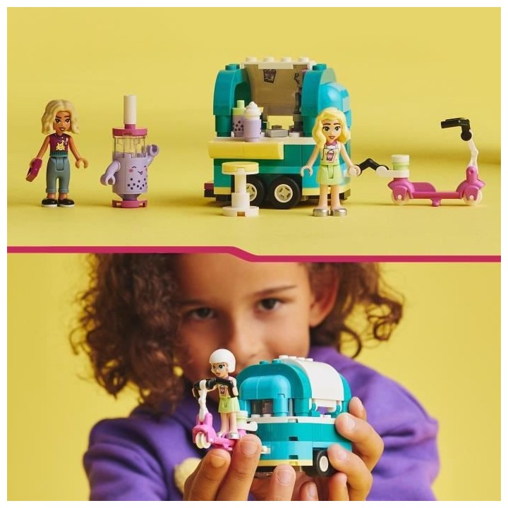 LEGO Friends 41733 La Boutique Mobile de Bubble Tea, Jouet Enfants 6 A