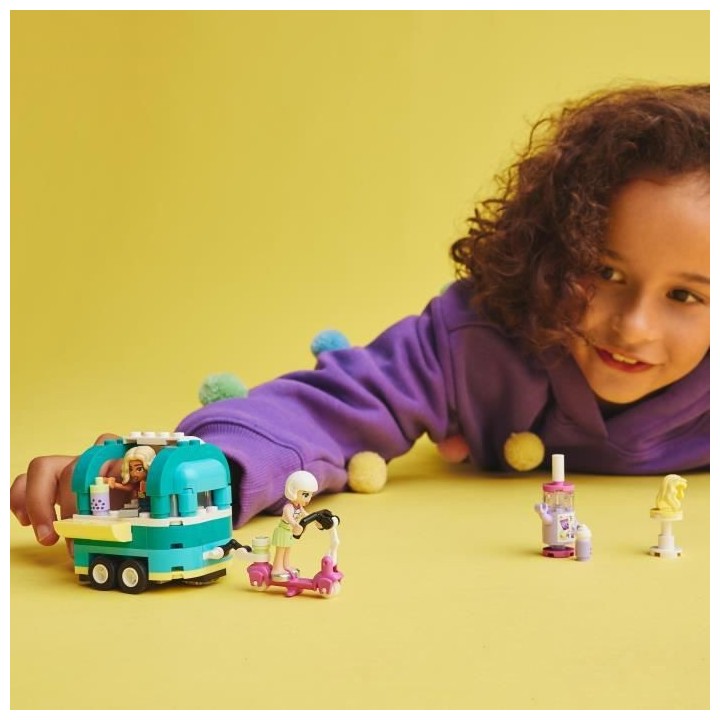 LEGO Friends 41733 La Boutique Mobile de Bubble Tea, Jouet Enfants 6 A