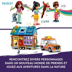 LEGO Friends 41735 La Mini Maison Mobile, Jeu Camping avec Voiture Jouet, et Mini-Poupées