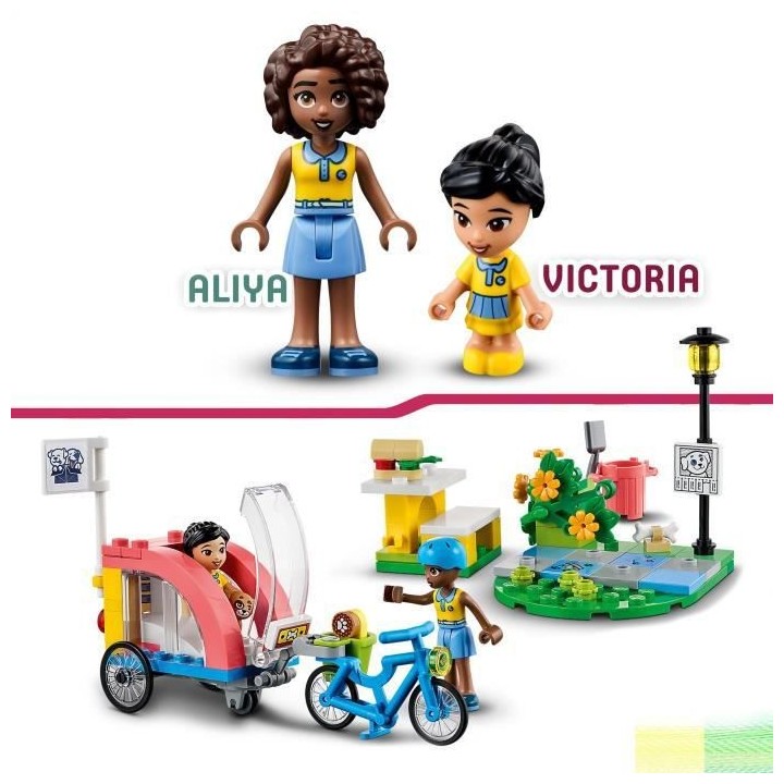 LEGO Friends 41738 Le Vélo de Sauvetage Canin, Jouet Enfants 6 Ans, a