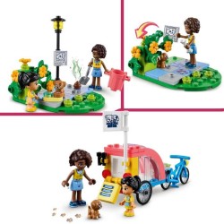 LEGO Friends 41738 Le Vélo de Sauvetage Canin, Jouet Enfants 6 Ans, avec Figurine de Chiot