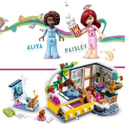 LEGO Friends 41740 La Chambre d'Aliya, Jouet avec Figurine Paisley et Chiot, Enfants 6 Ans