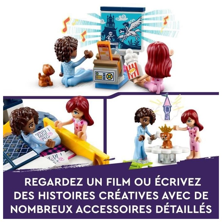 LEGO Friends 41740 La Chambre d'Aliya, Jouet avec Figurine Paisley et