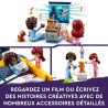 LEGO Friends 41740 La Chambre d'Aliya, Jouet avec Figurine Paisley et Chiot, Enfants 6 Ans