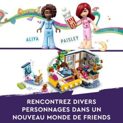 LEGO Friends 41740 La Chambre d'Aliya, Jouet avec Figurine Paisley et Chiot, Enfants 6 Ans