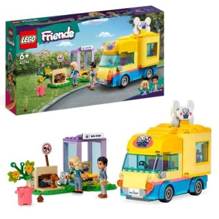 LEGO Friends 41741 La Fourgonnette de Sauvetage Canin, Jouet Animaux E