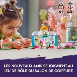 LEGO Friends 41743 Le Salon de Coiffure, Jouet de Coiffure avec Mini-Poupées Paisley et Olly