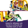 LEGO Friends 41751 Le Skatepark, Jouet de Skateboard, avec Mini-Poupée et Scooter