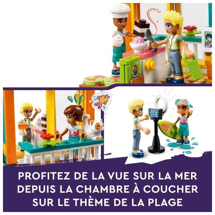 LEGO Friends 41754 La Chambre de Léo, Jouet sur la Pâtisserie, avec