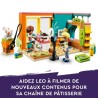 LEGO Friends 41754 La Chambre de Léo, Jouet sur la Pâtisserie, avec Mini-Poupée