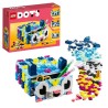 LEGO DOTS 41805 Le Tiroir Animal Créatif, Kit de Mosaique, Boîte de Rangement, Loisir Créatif