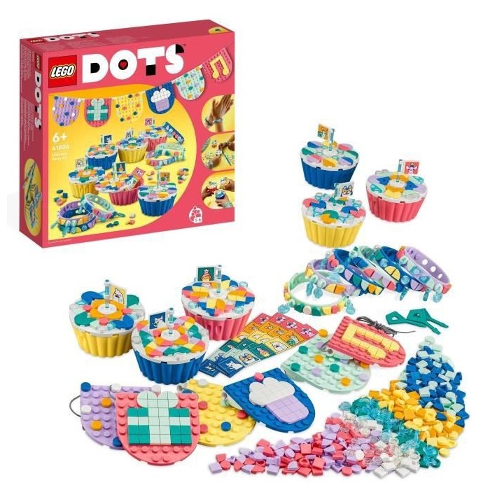 LEGO DOTS 41806 Le Kit de Fete Ultime, Jeux Anniversaire, Cadeau pour