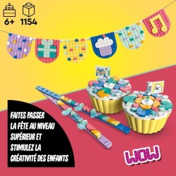 LEGO DOTS 41806 Le Kit de Fete Ultime, Jeux Anniversaire, Cadeau pour Sachets de Fete