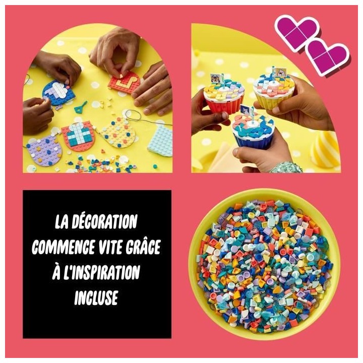 LEGO DOTS 41806 Le Kit de Fete Ultime, Jeux Anniversaire, Cadeau pour