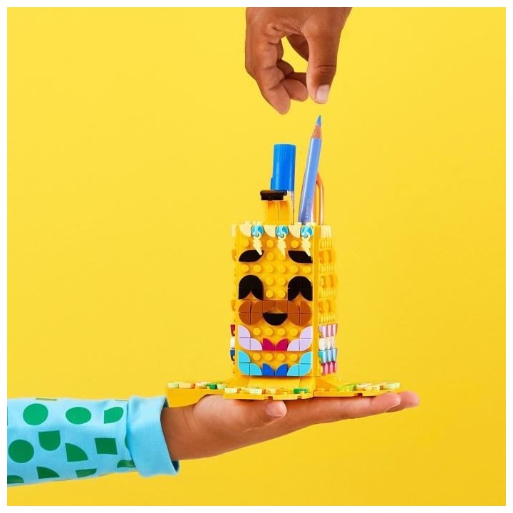 LEGO 41948 DOTS Le Porte-Crayons Banane Amusante, Jouet de Constructio