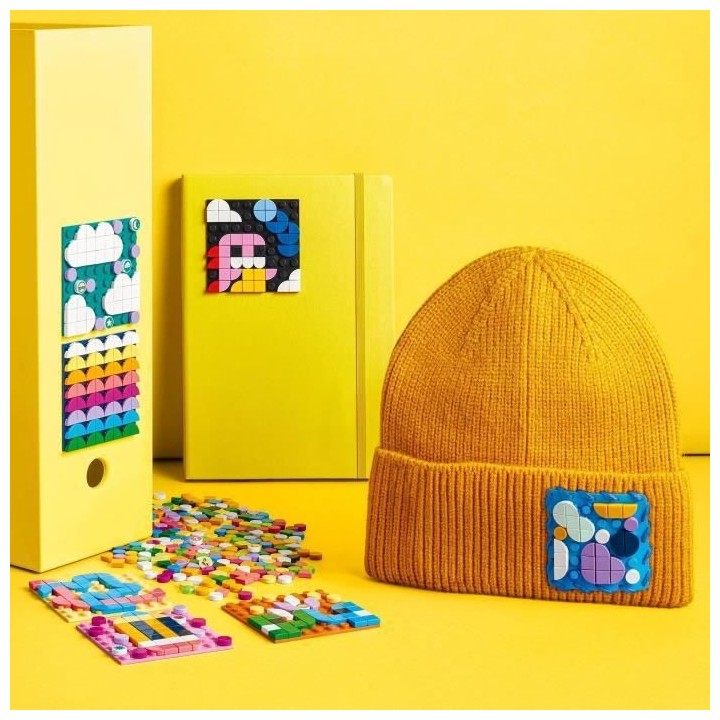 LEGO 41957 DOTS Le Méga-lot de Décorations Adhésives, Activité Man