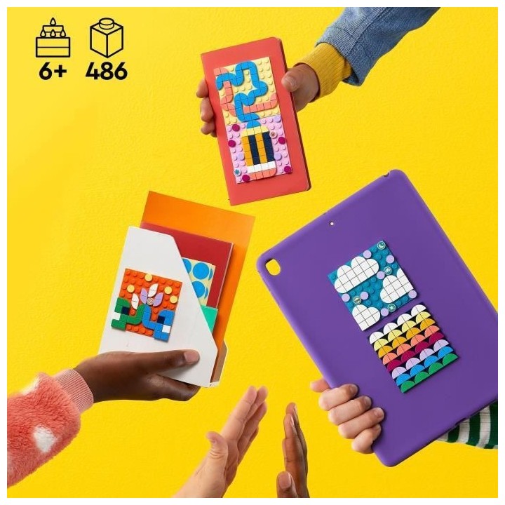 LEGO 41957 DOTS Le Méga-lot de Décorations Adhésives, Activité Man