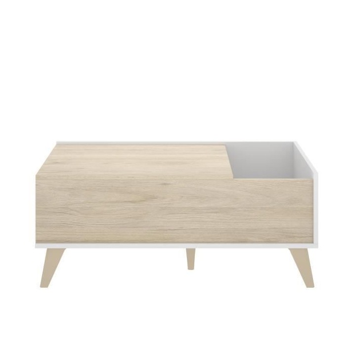 Ensemble meuble TV table basse buffet NESS - Mélaminé - Style scandi