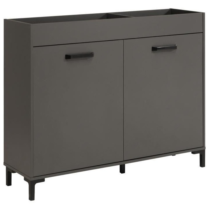 STORM Cuisine complete Compo 118 - Coloris gris ombre - L188 x P50 x H