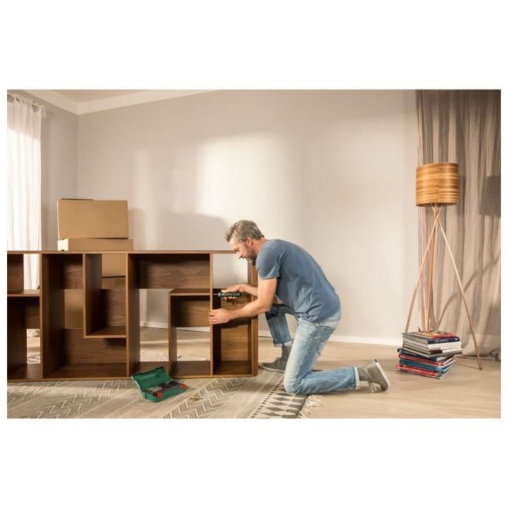 Visseuse sans fil ergonomique Bosch - PushDrive (3,6V - 1,5Ah intégr